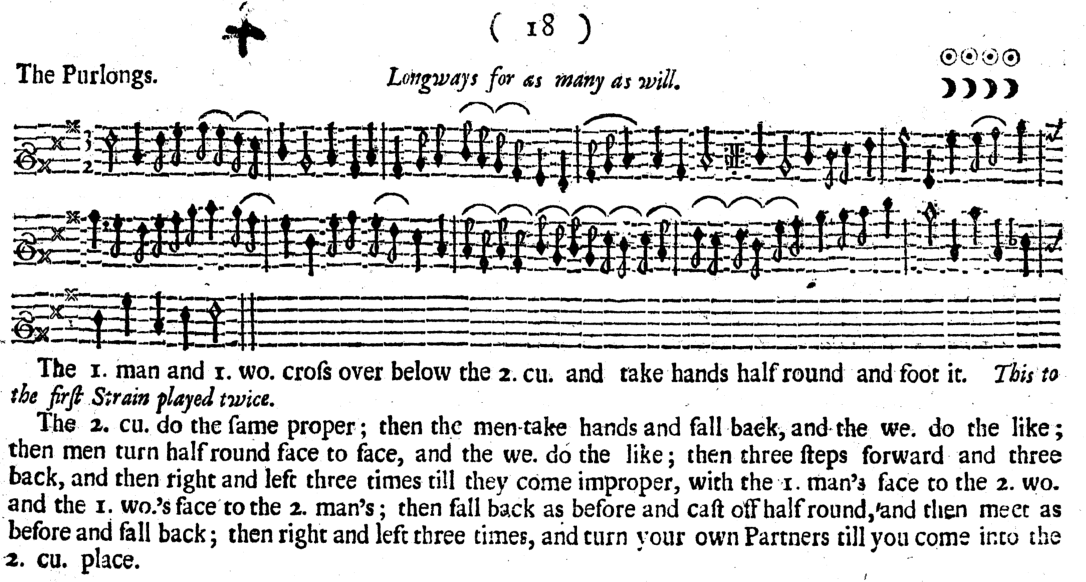 Original image from the Dancing Master 9th edition, second part
